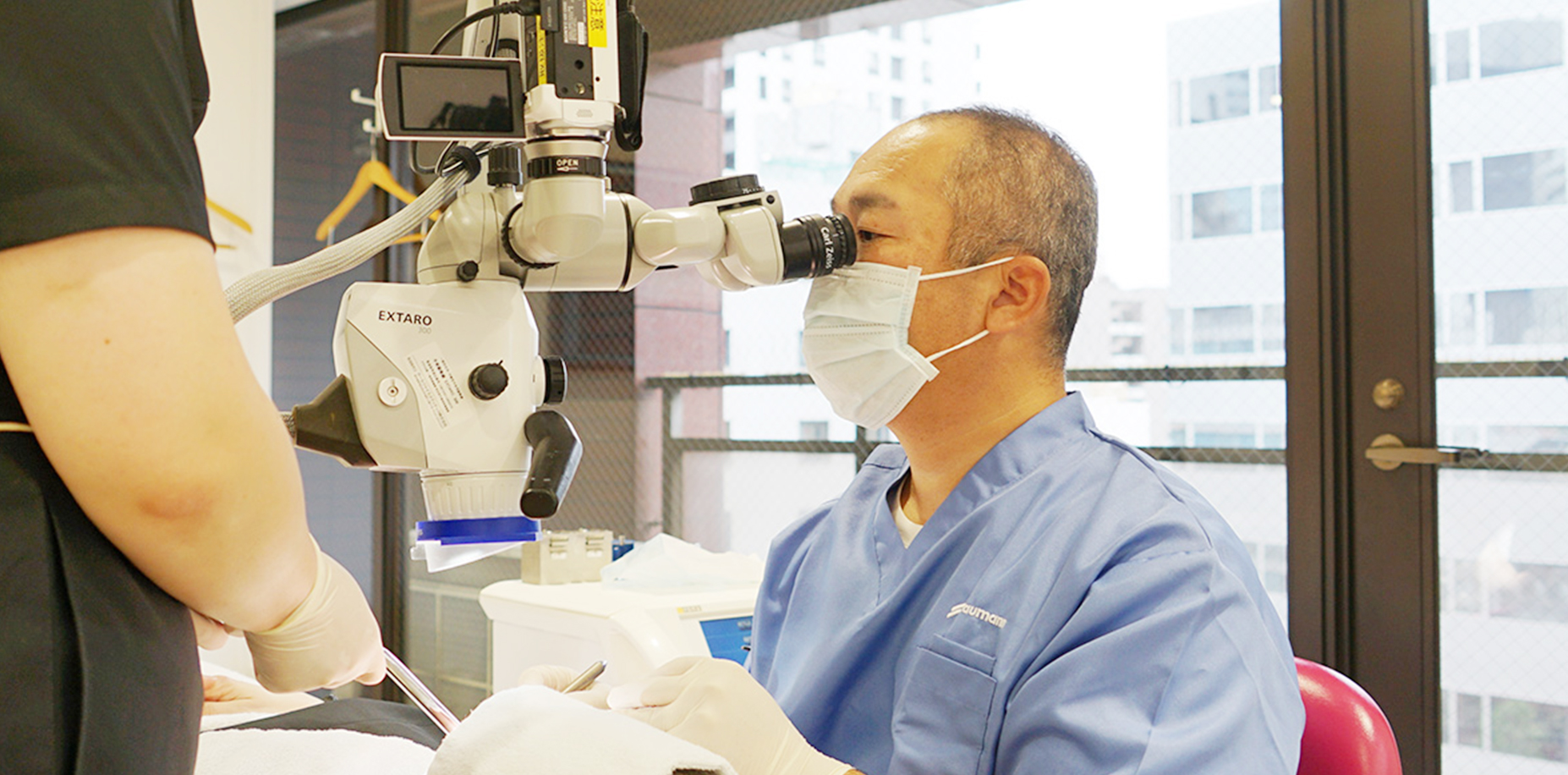 プライバシーを守る「個室診療室を完備」